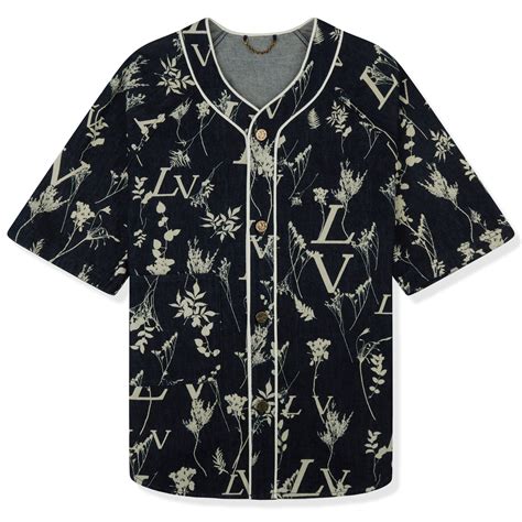 louis vuitton baseball jersey|louis vuitton lv leaf shirt.